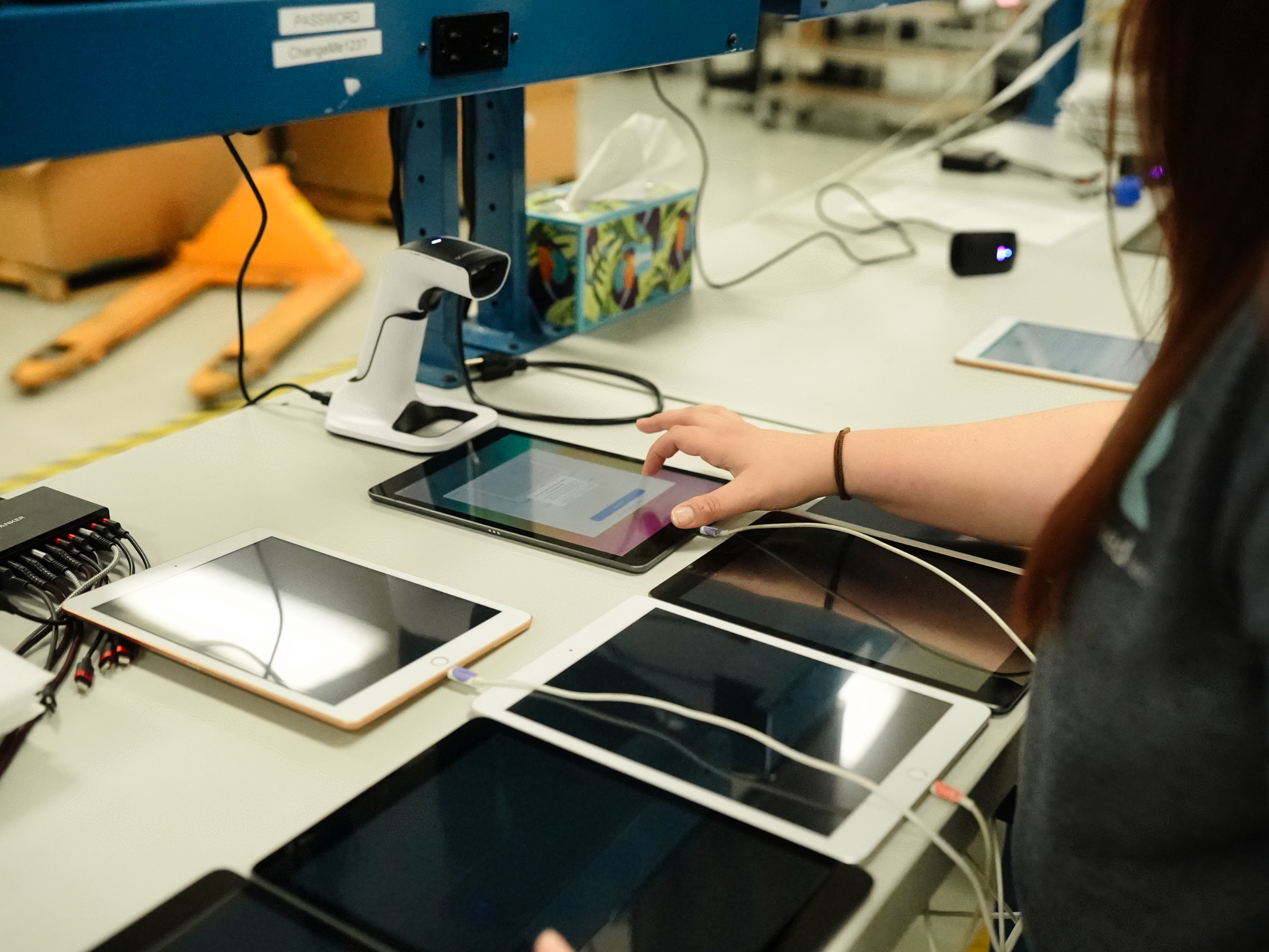 Students with laptops